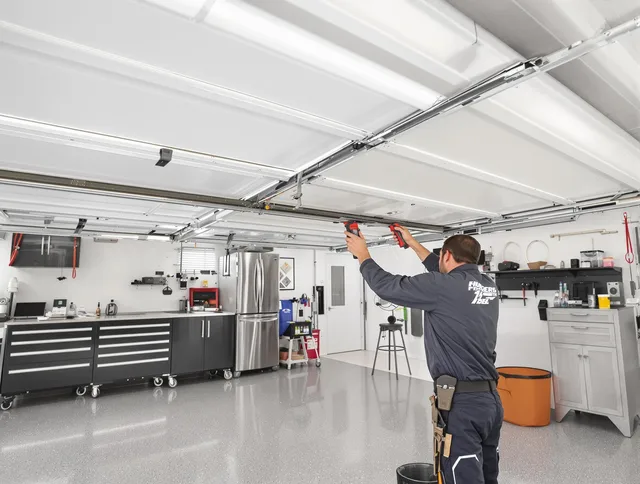 Overhead garage door repair service by Richmond Heights Garage Door Repair in Richmond Heights