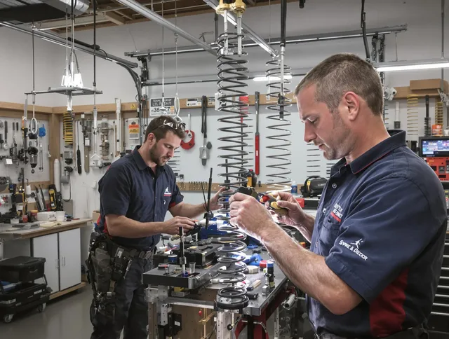 Garage door spring repair service by Richmond Heights Garage Door Repair in Richmond Heights